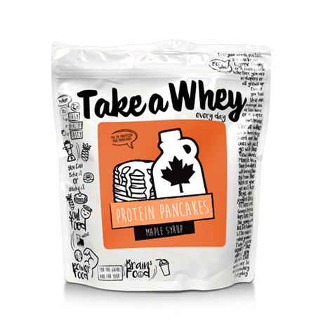 Take-A-Whey Proteinpannekaker Lønnesirup 500g - uten salt