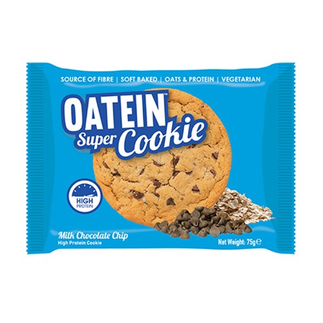 Oatein Super Cookies Milk Chocolate Chip 75g - proteiner