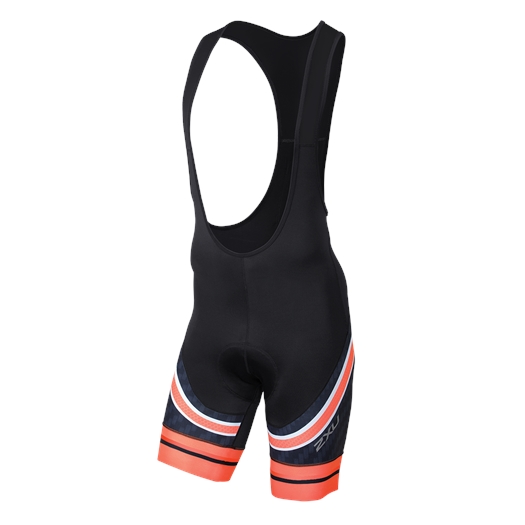 2XU Perform Pro Cycle Bib Shorts Herre Black/Sunburst Orange - S - power