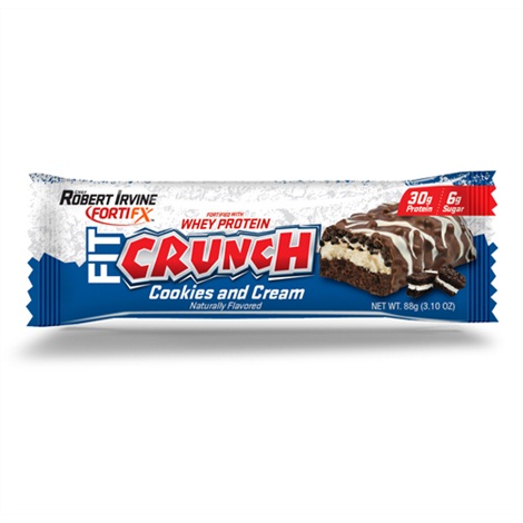 FortiFX Fit Crunch Cookies & Cream 88g - protein bar