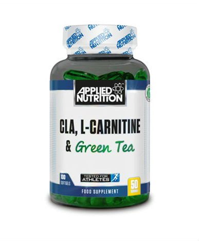Applied Nutrition L-Carnitin med grønn te og CLA - kosttilskudd