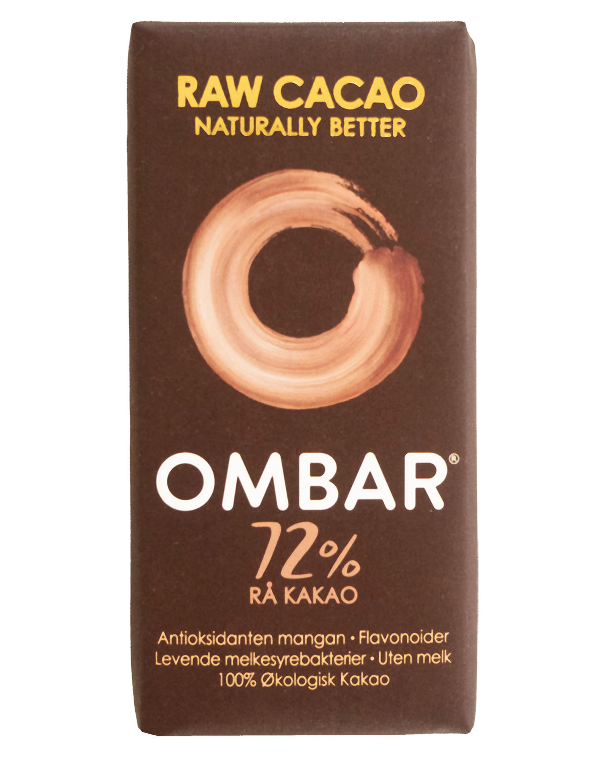 Ombar 72% Rå Kakao Råsjokolade - til