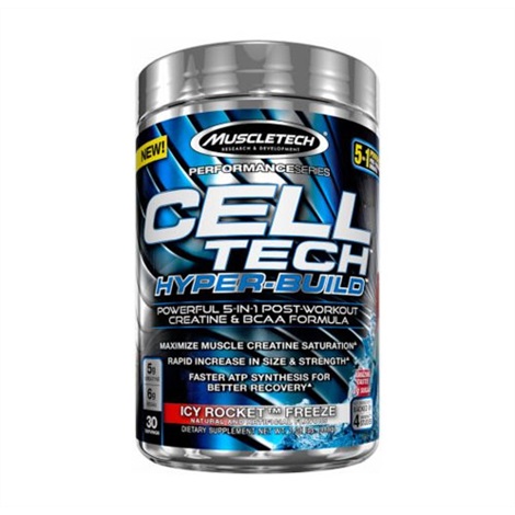 MuscleTech Celltech Hyperbuild 485g - Blue Raspberry - til trening