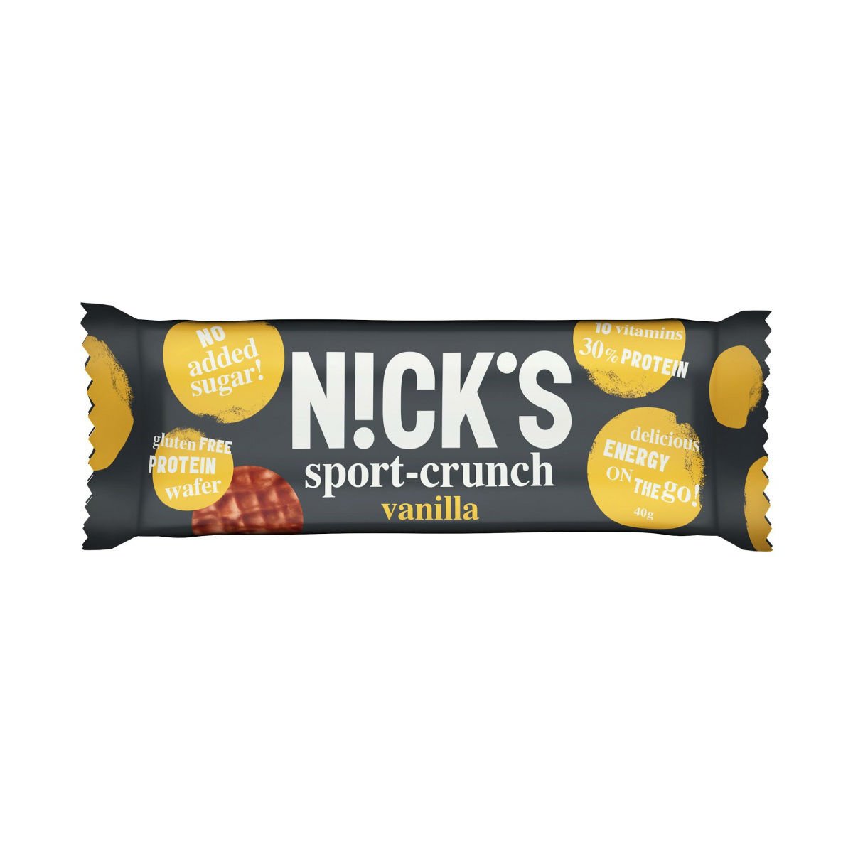 Nutri-Nick Sport-Crunch Vanilje 40g - protein for