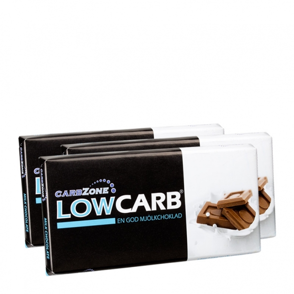 Low-Carb Sjokolade 100g - Hasselnøtt - protein for