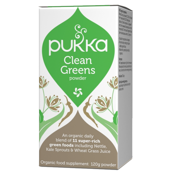 Pukka Clean Greens 120g - kosttilskudd