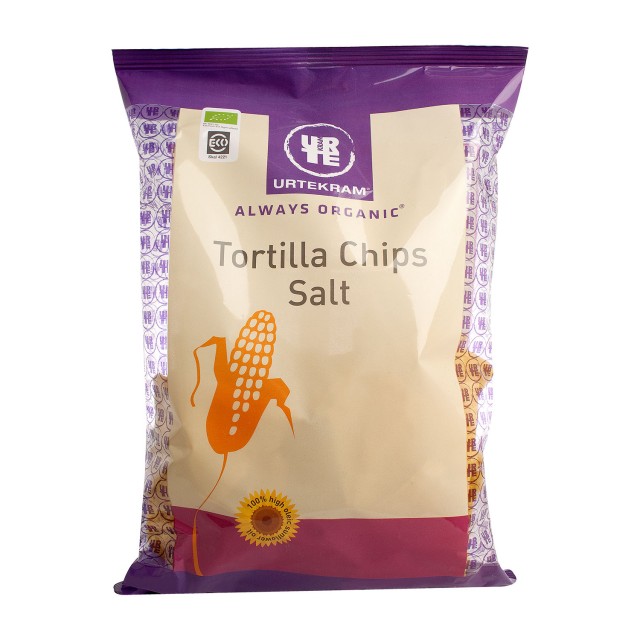 Urtekram Økologiske Tortilla-Chips 125g - havsalt