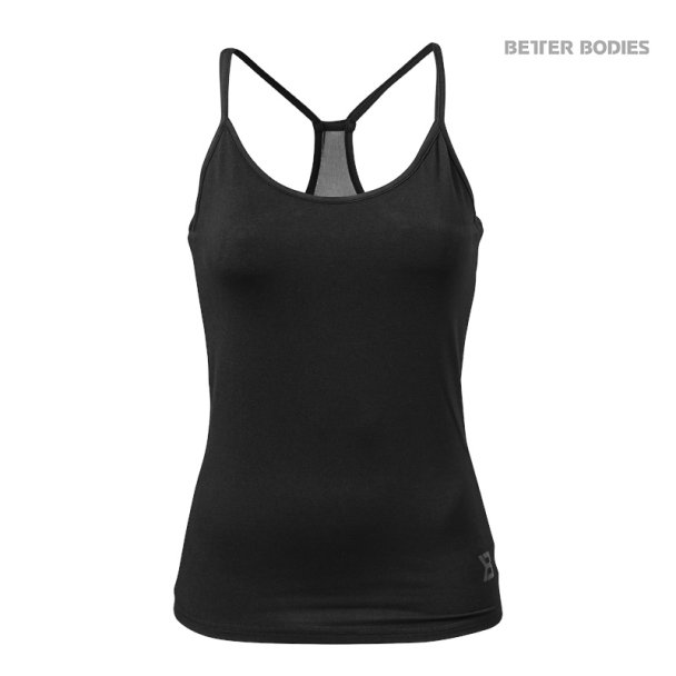 Better Bodies Womens Performance Top - Black - S - body fit