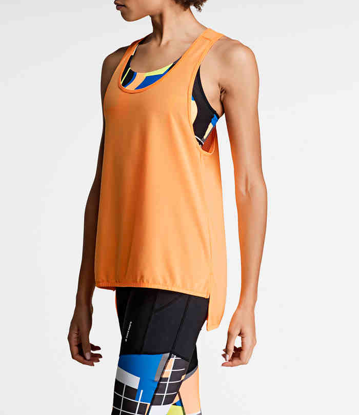 Björn Borg Parker Top, Orange Pop - L - topp