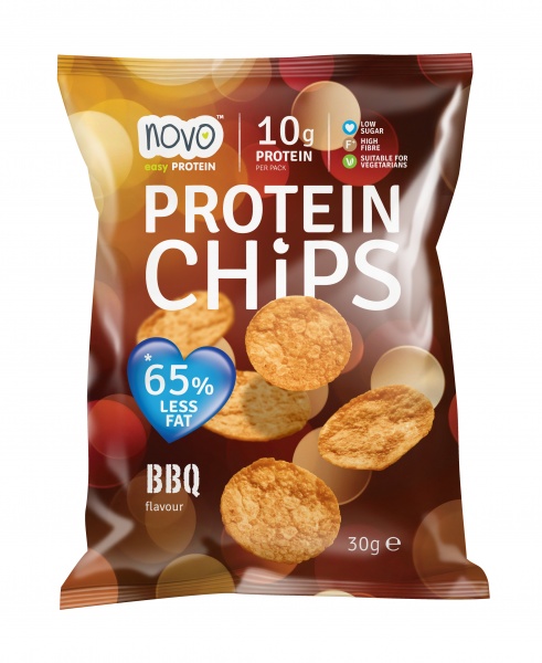 Novo Proteinchips BBQ 30g - pulver