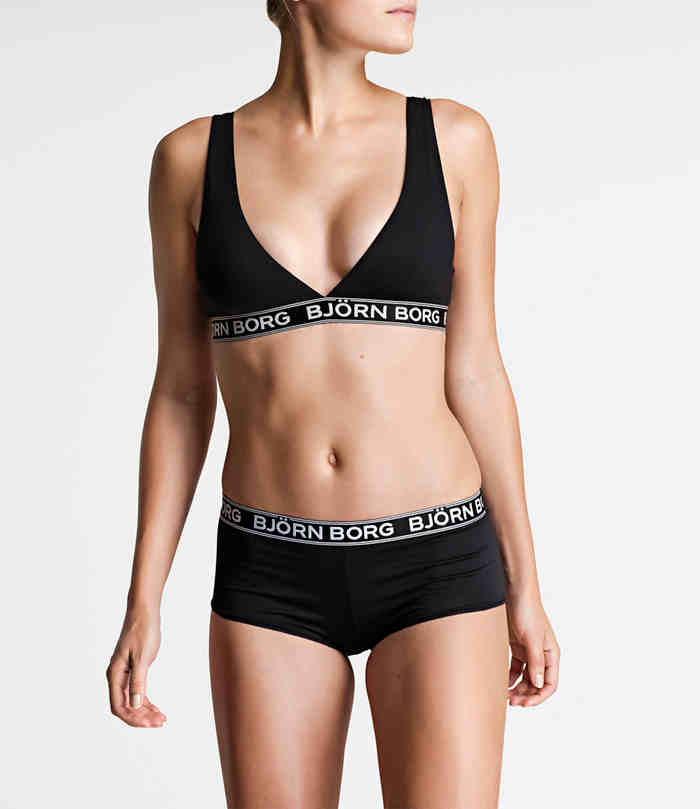 Björn Borg - Minishorts Iconic Molly, Black - XS - til