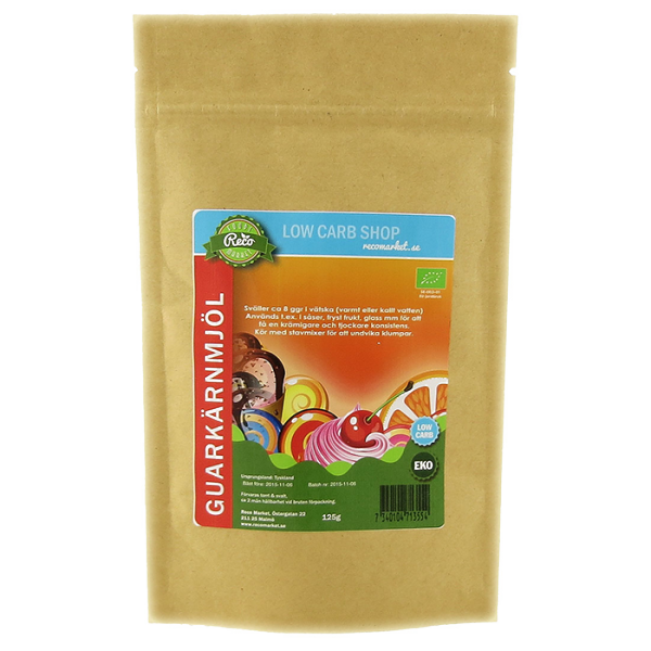 Low Carb Shop Økologisk Guarkjernemel 125g - frukt
