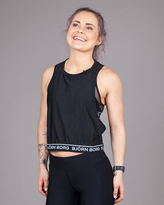 Björn Borg Pepper Top, Black - M - gram
