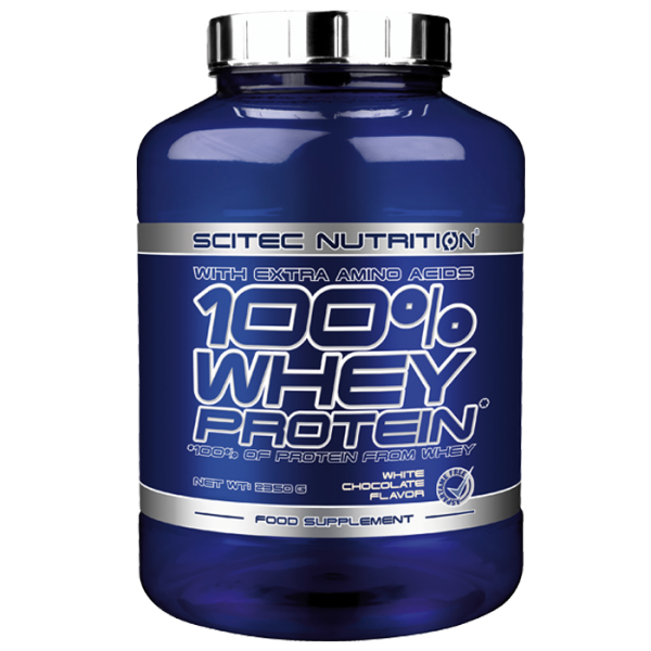 Scitec 100% Whey Protein 2.35kg - Vanilla - til