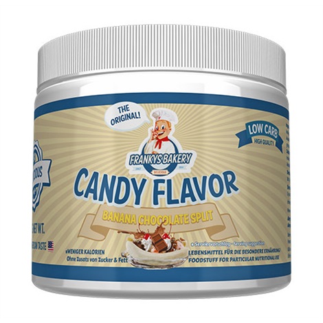 Franky's Bakery Candy Flavor Banana Choco Split 200g - protein for