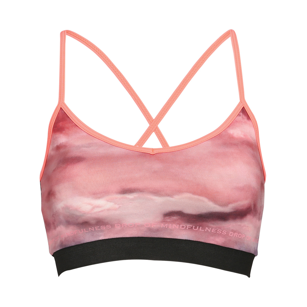 Drop of Mindfulness Nola Bra - Sky Print - M - trenings bh
