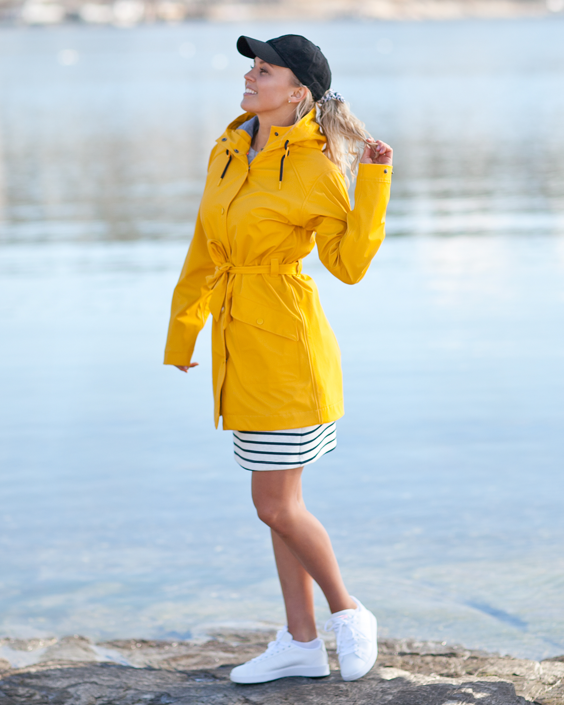 ære Highland smal Helly Hansen Kirkwall Rain Coat, Yellow - Tights.no