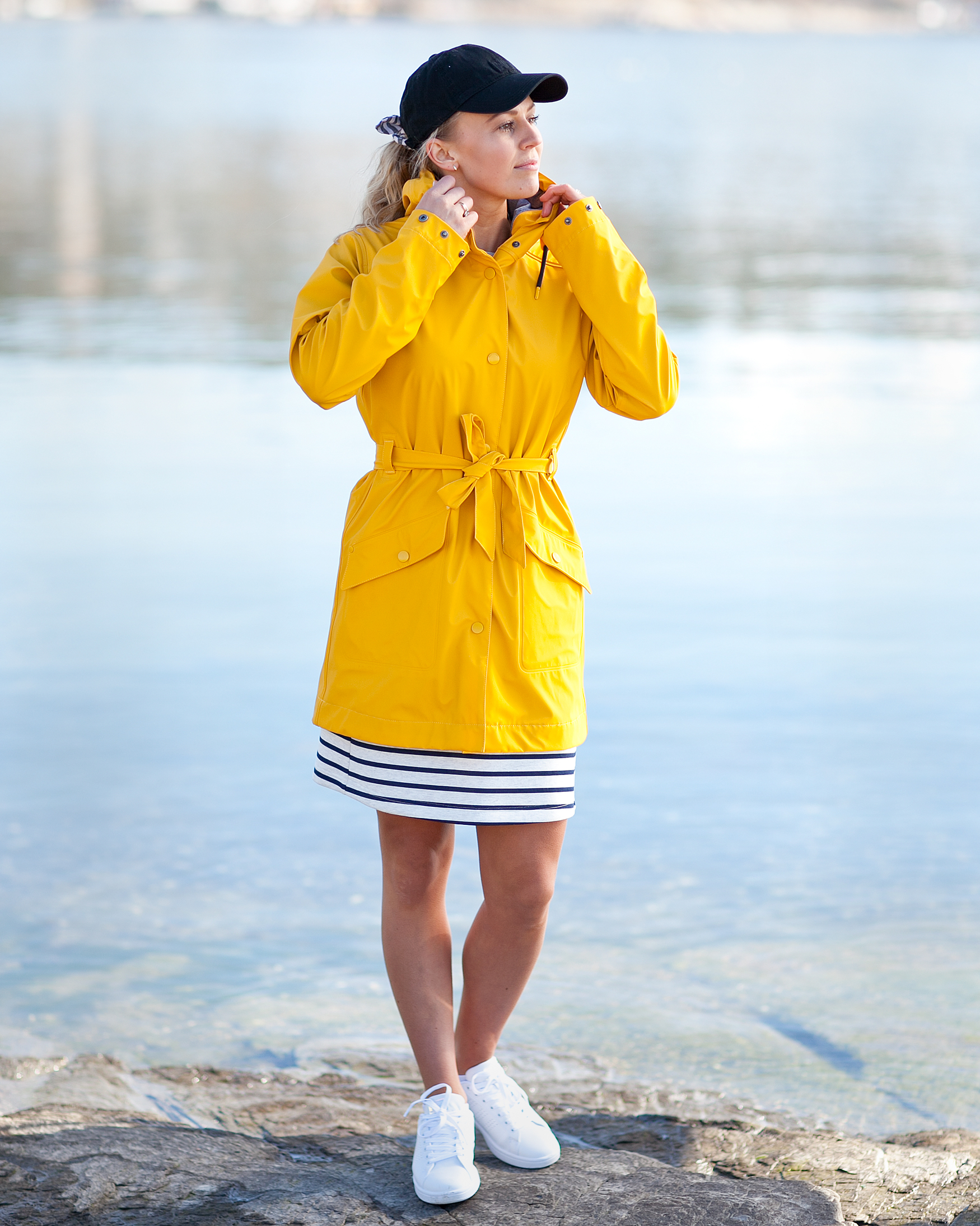 ære Highland smal Helly Hansen Kirkwall Rain Coat, Yellow - Tights.no