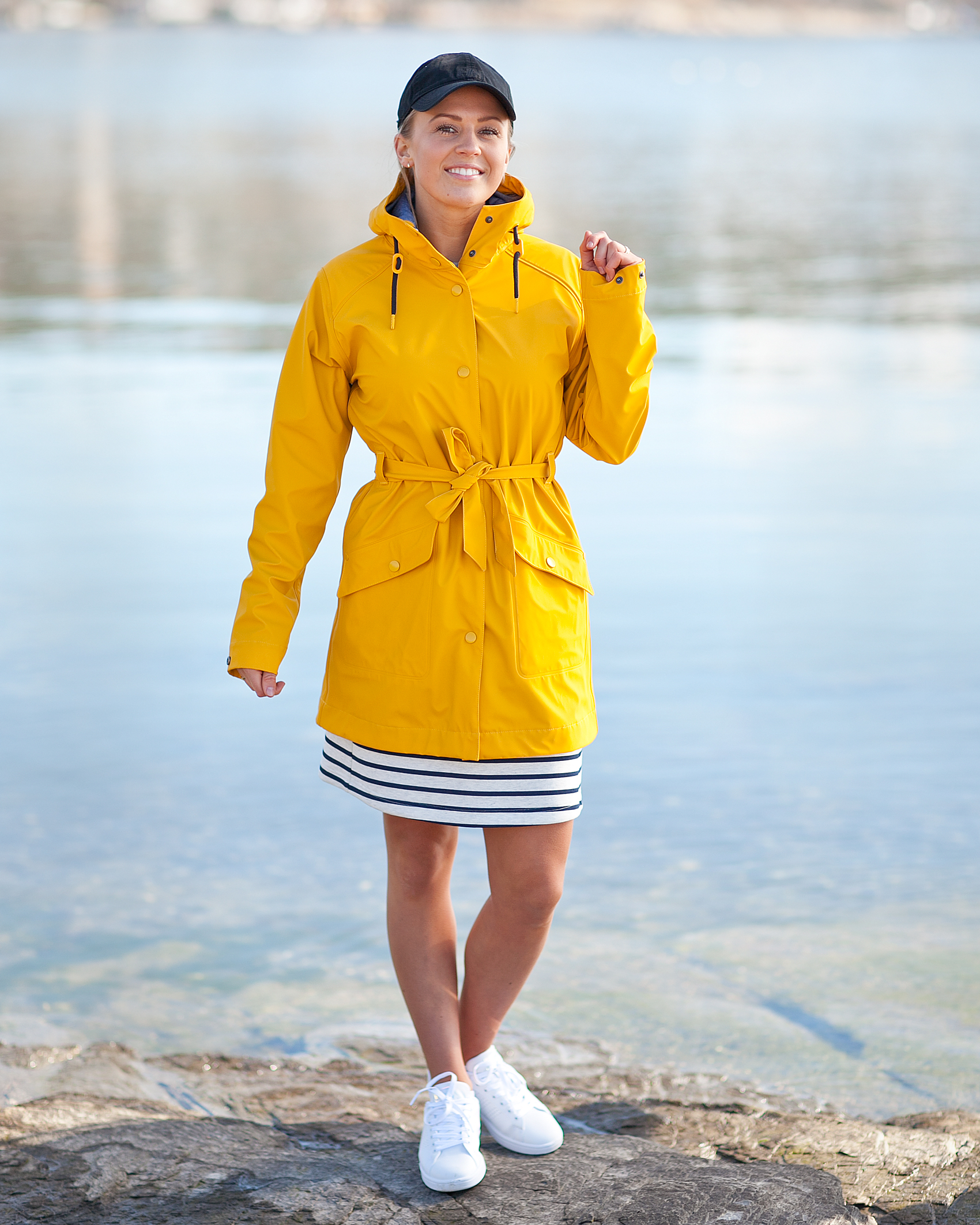 ære Highland smal Helly Hansen Kirkwall Rain Coat, Yellow - Tights.no