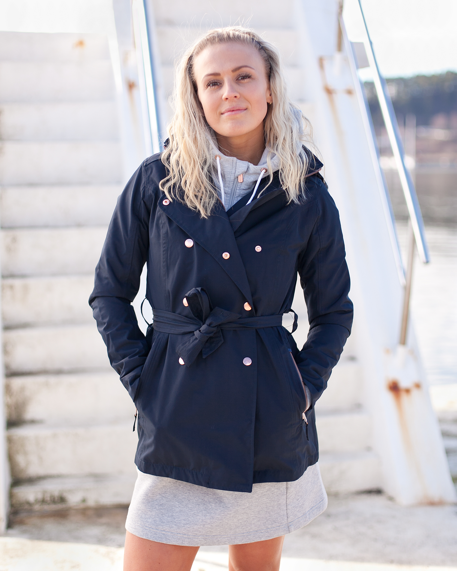 Helly hansen welsey trench navy cheap