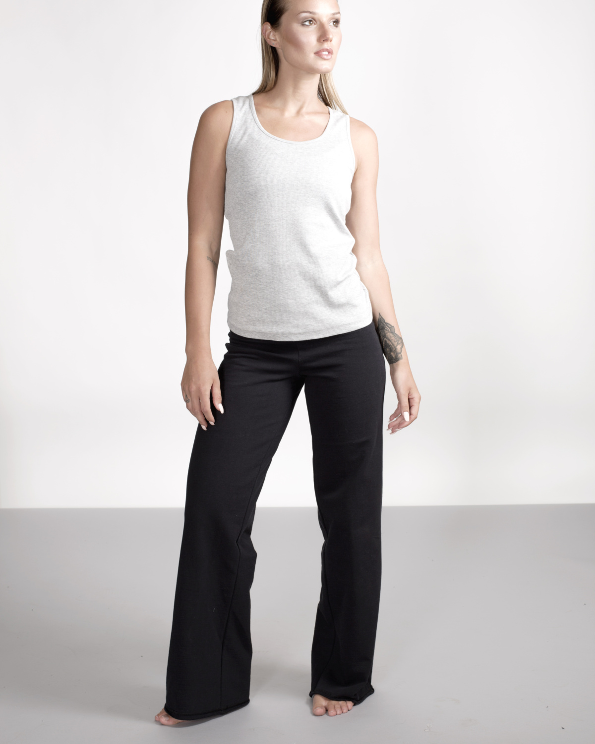 Drop of Mindfulness Lou Top - Grey Melange - M - trening