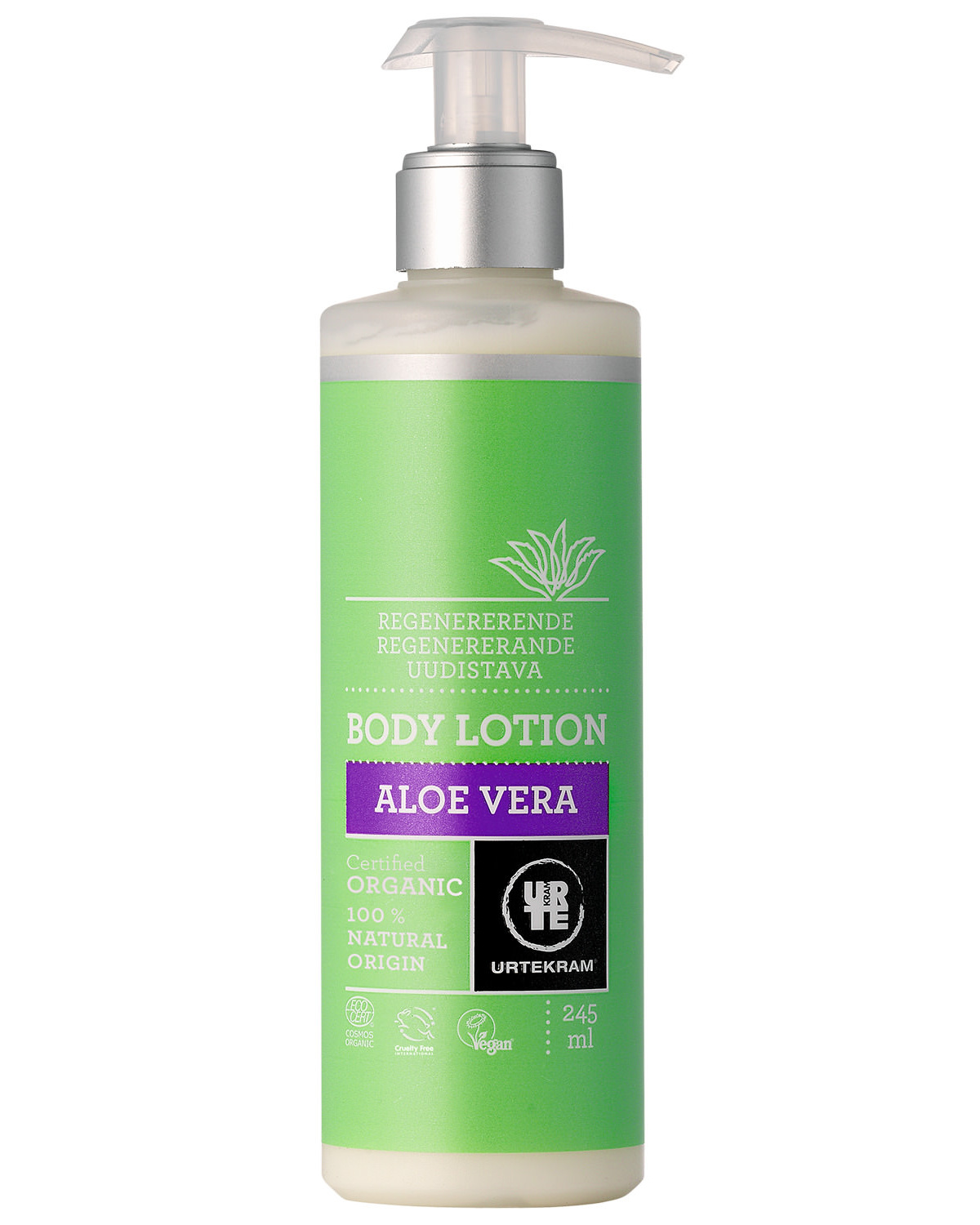 Urtekram Aloe Vera Body Lotion Økologisk 245ml Tights.no
