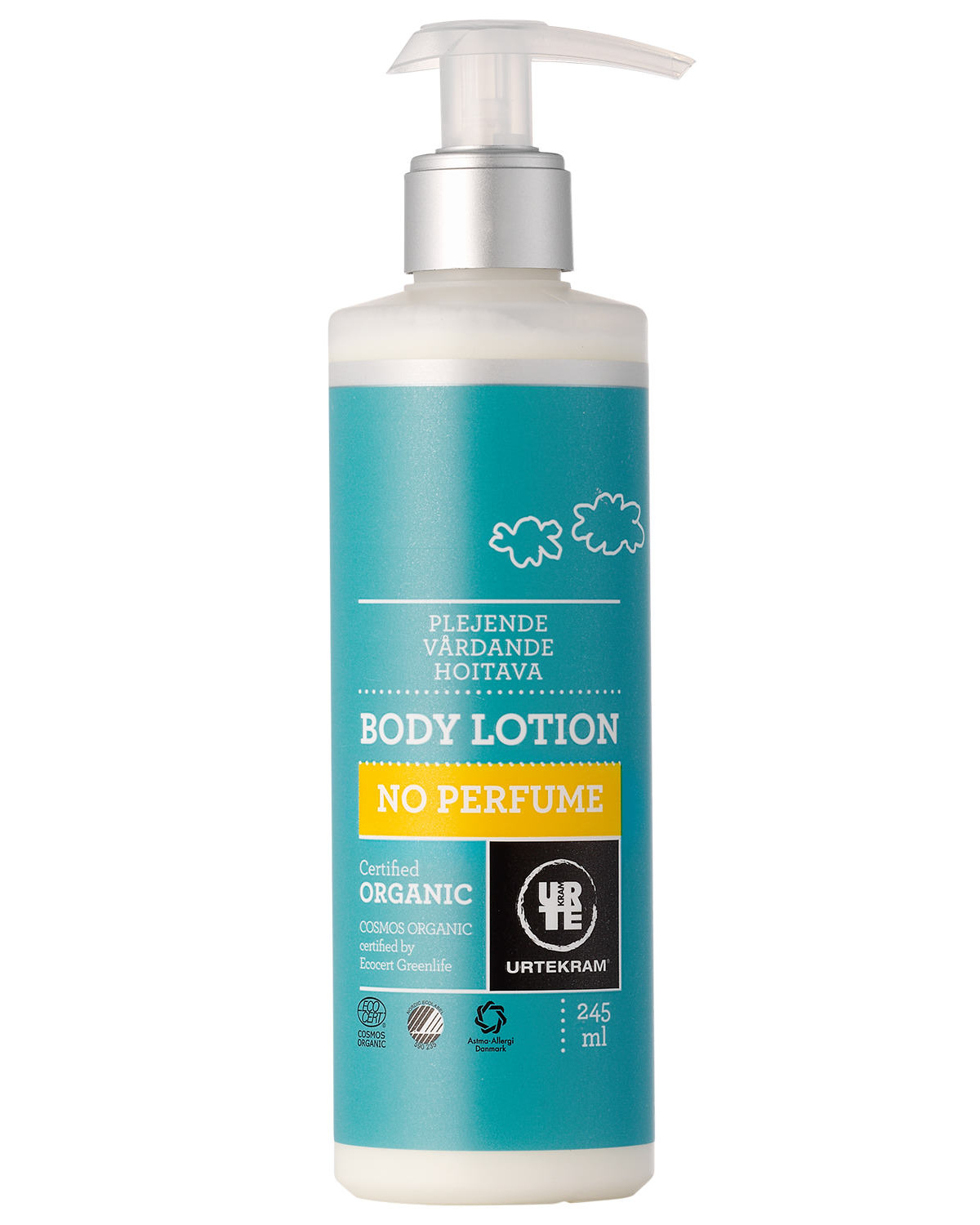 Urtekram No Perfume Bodylotion Økologisk 245ml - vegan