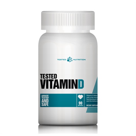Tested Nutrition D-Vitamin 90x1000IU - klær på