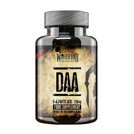 Warrior D-Aspartic Acid 120x750mg - kosttilskudd