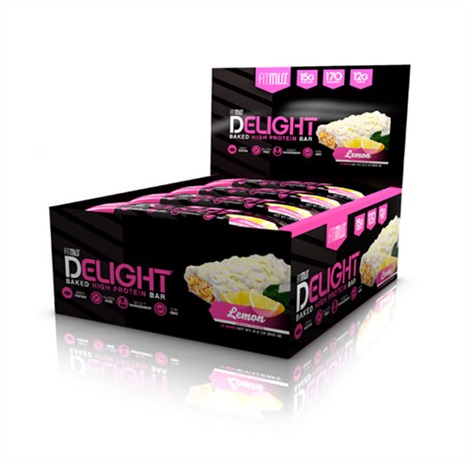 Fitmiss Delight Bars Lemon 12x50g - protein for