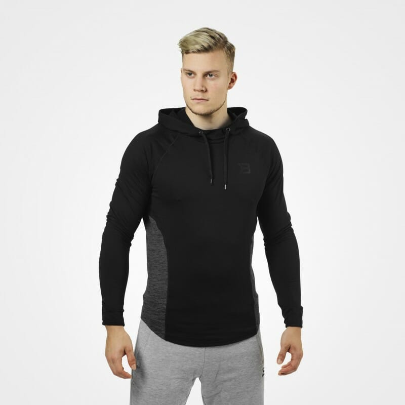 Better Bodies Mens Performance Mid Hood Black - M - xxl