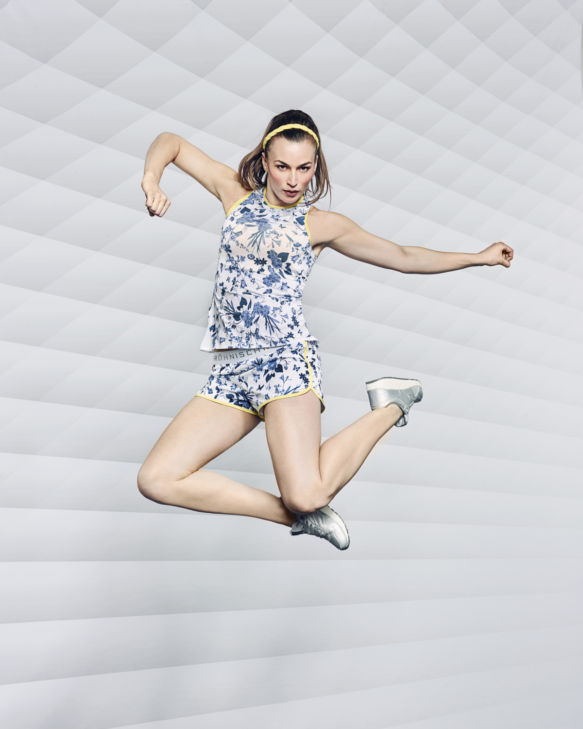 Röhnisch Dorit Run Racerback, Porcelain - M - tights shorts