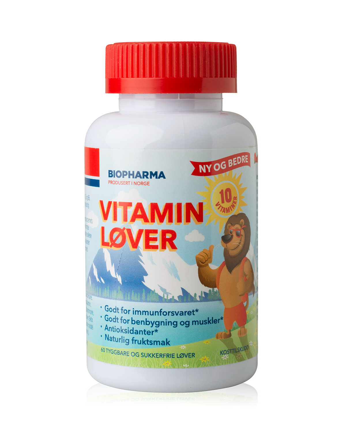Biopharma Vitaminløver 60 stykk - til barn