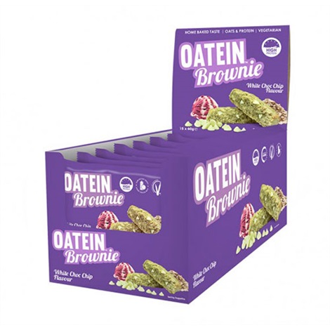 Oatein Brownie Double White Chocolate Chip 15x60g