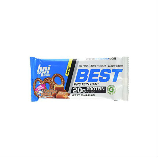 BPI Best Protein Bars Salted Caramel Pretzel 69g - nutrition