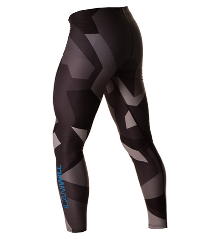 Icaniwill Full Camo Dark Men Tights - S - the