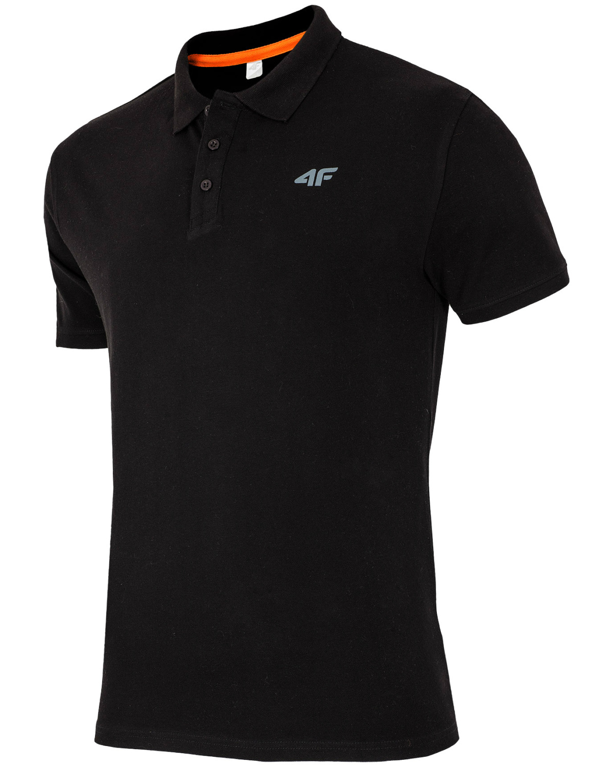 4F Men´s Polo Shirt, Black - S - herre
