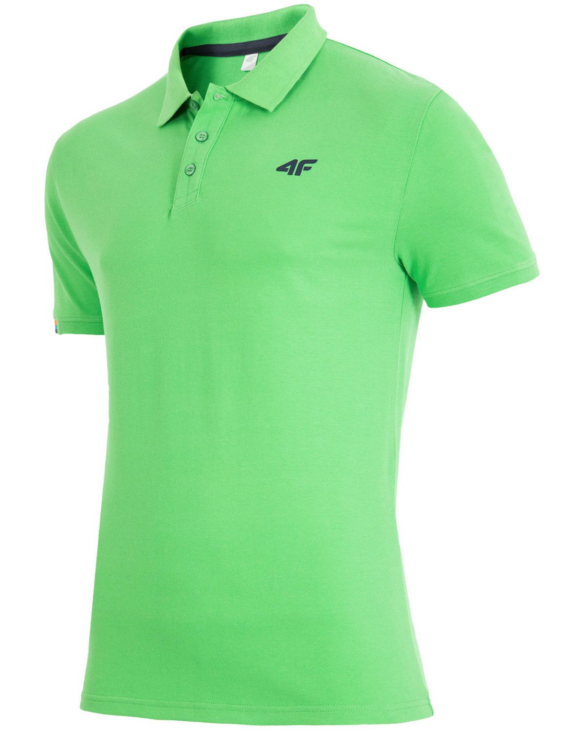 4F Men´s Polo Shirt, Green - S - herre
