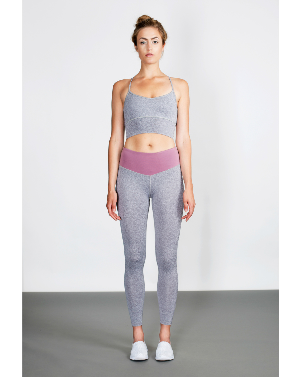 Drop of Mindfulness Fiona Bra, Grey Melange - L - til