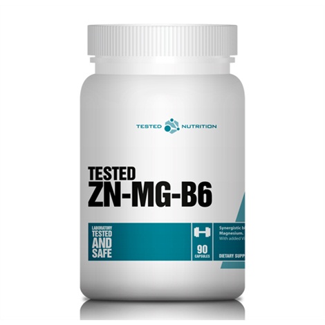Tested Nutrition ZMA (Zn+Mg) 90 kapsler - magnesium vitamin