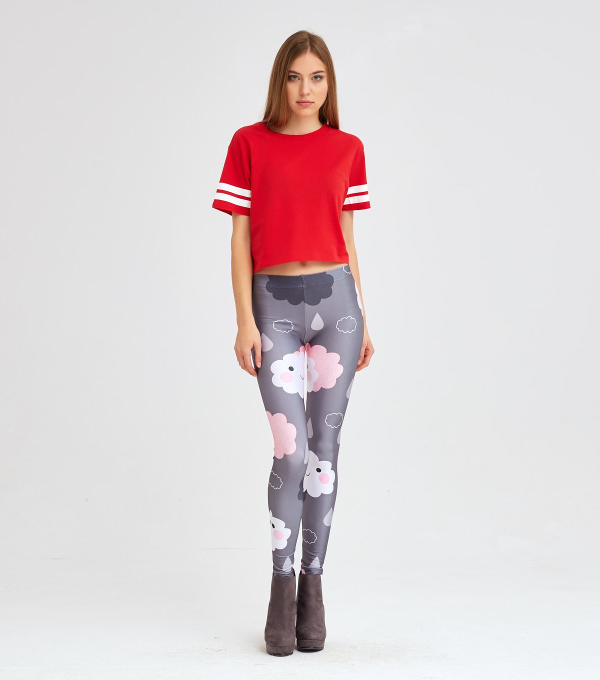 Mr. Gugu & Miss Go Moody Weather Tights - XS - rosa