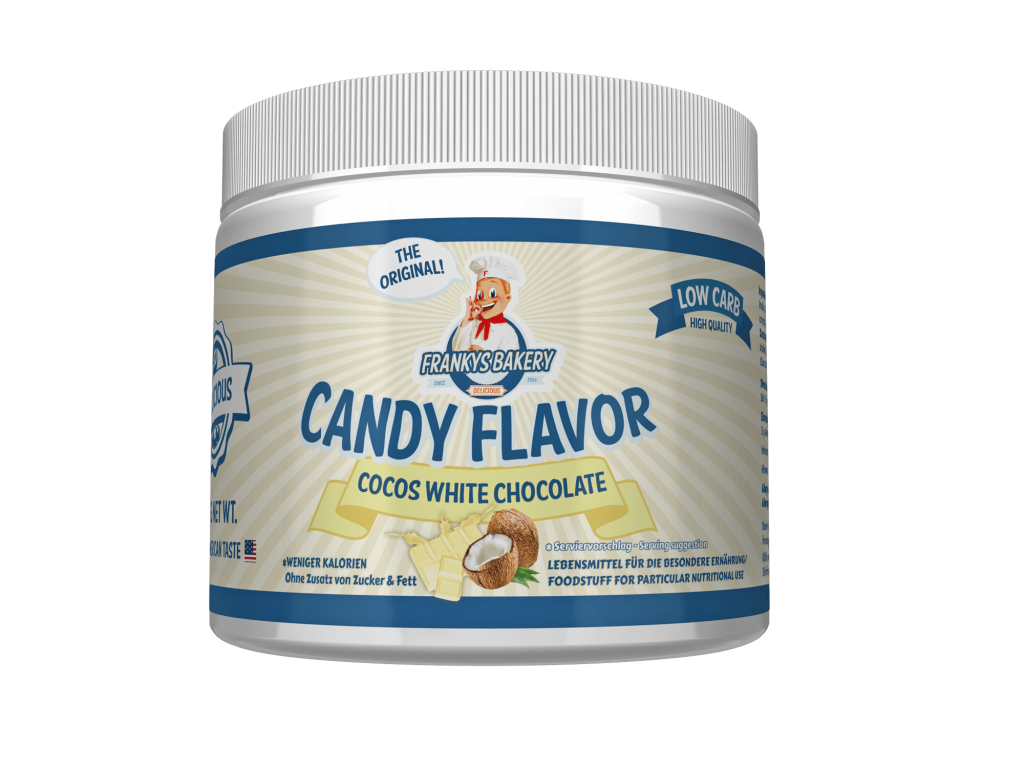 Franky's Bakery Candy Flavor Cocos White Chocolate 200g - protein for
