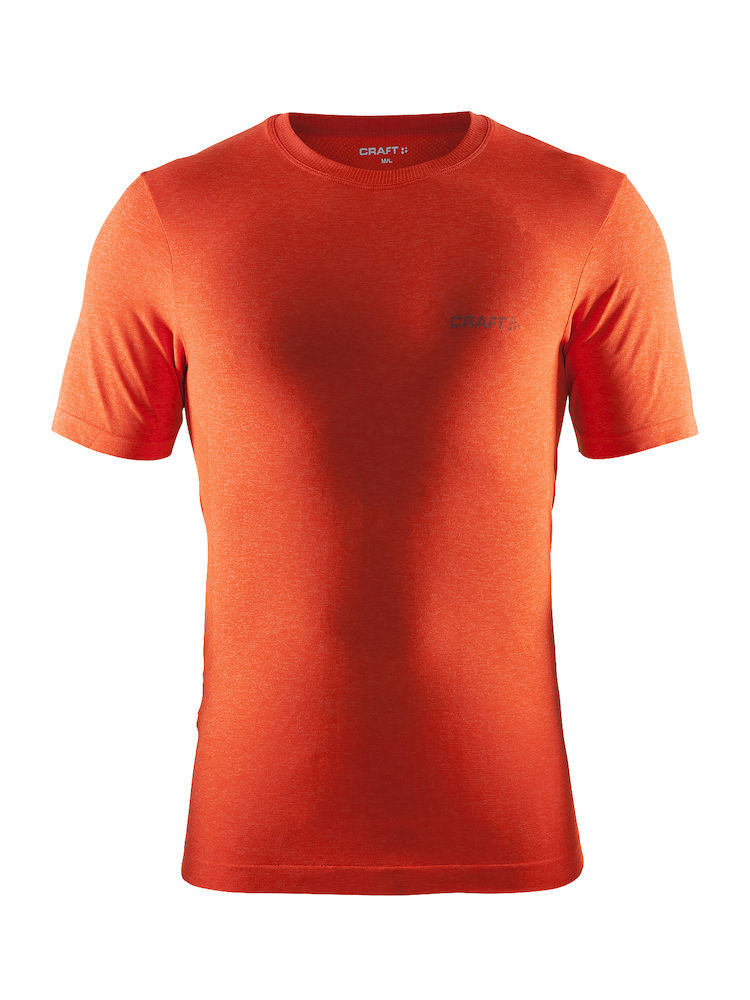 Craft Seamless Touch Tee M, Heat - S - skjorte herre