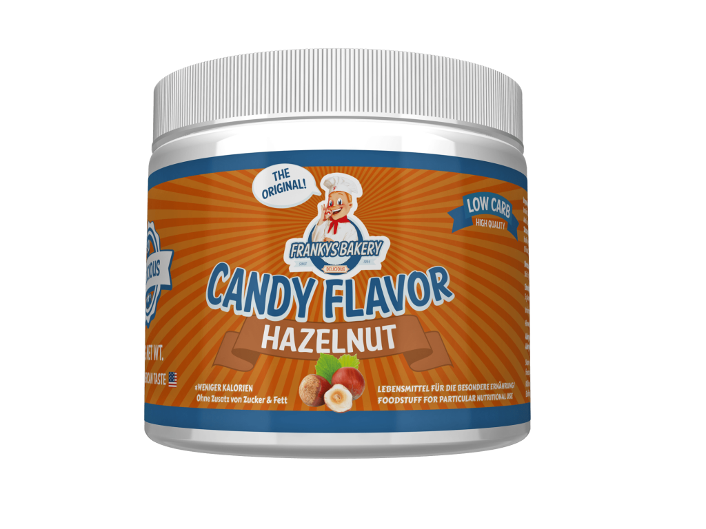 Franky's Bakery Candy Flavor Hazelnut 200g - protein for