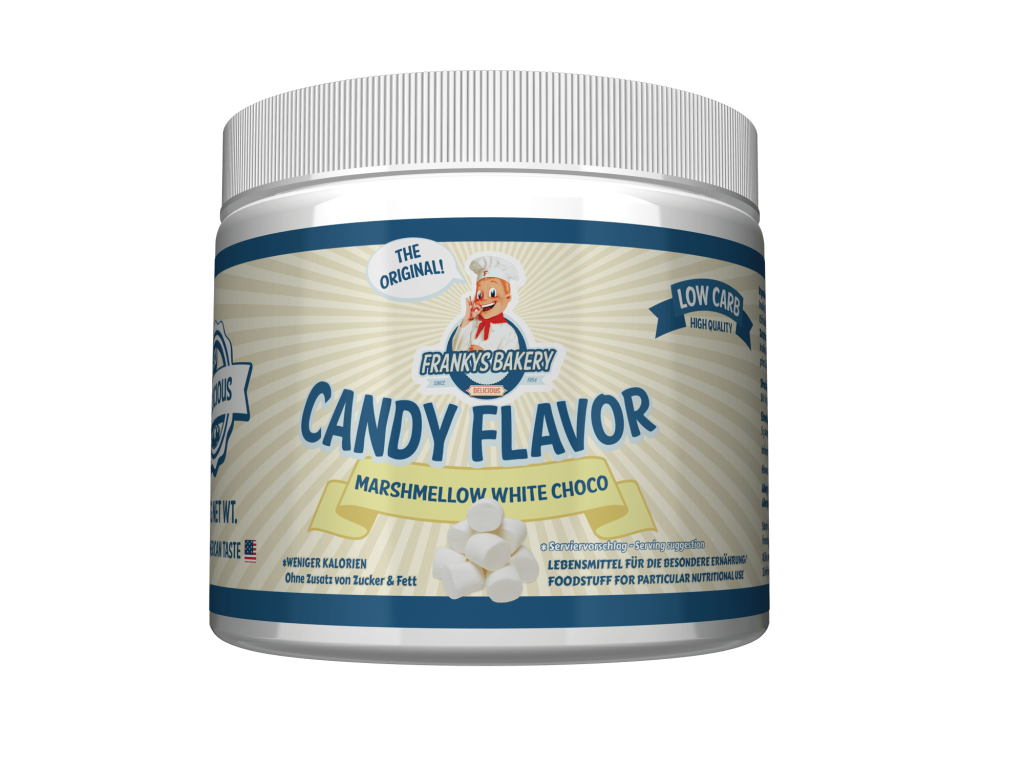 Franky's Bakery Candy Flavor Marshmallows White Chocolate 200g - protein for