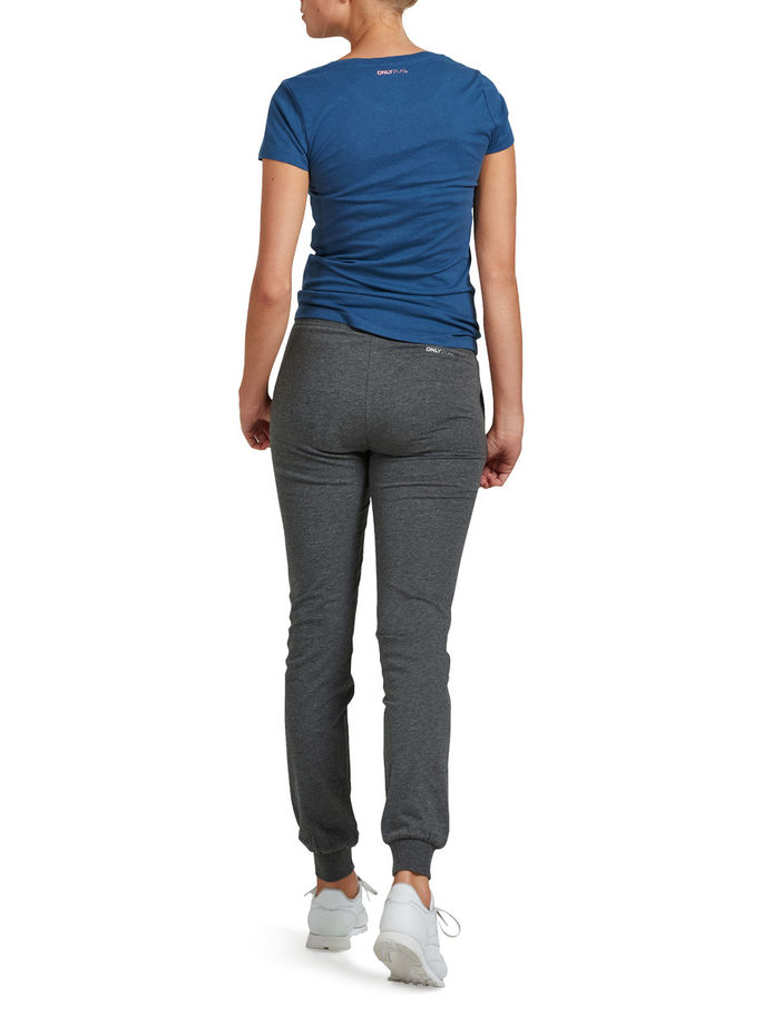 Elina Sweat Pant Dark Grey Melange