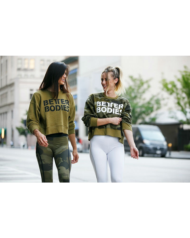 Better Bodies Chelsea Sweater Military Green Tights.no