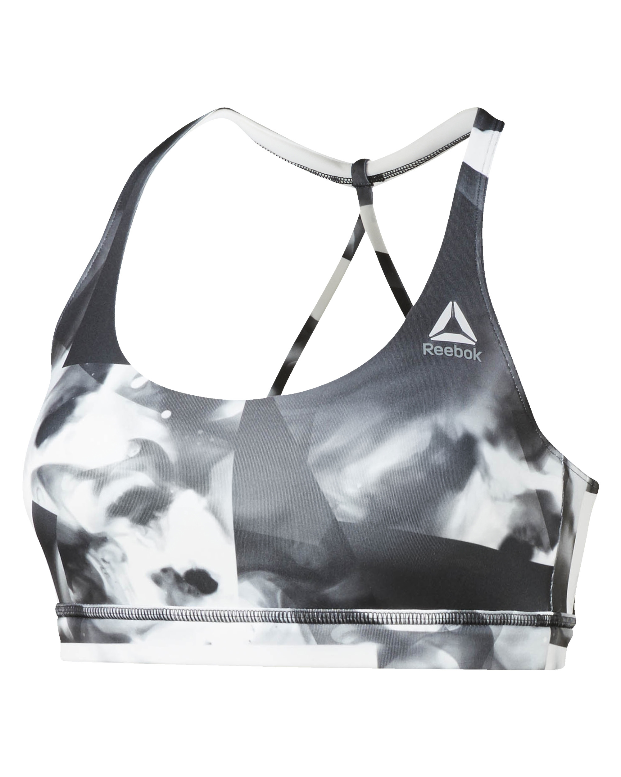 Workout Ready Triangle Back Bra Aop