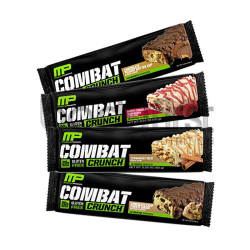 Smakspakke MusclePharm Proteinbarer 4 Smaker - til