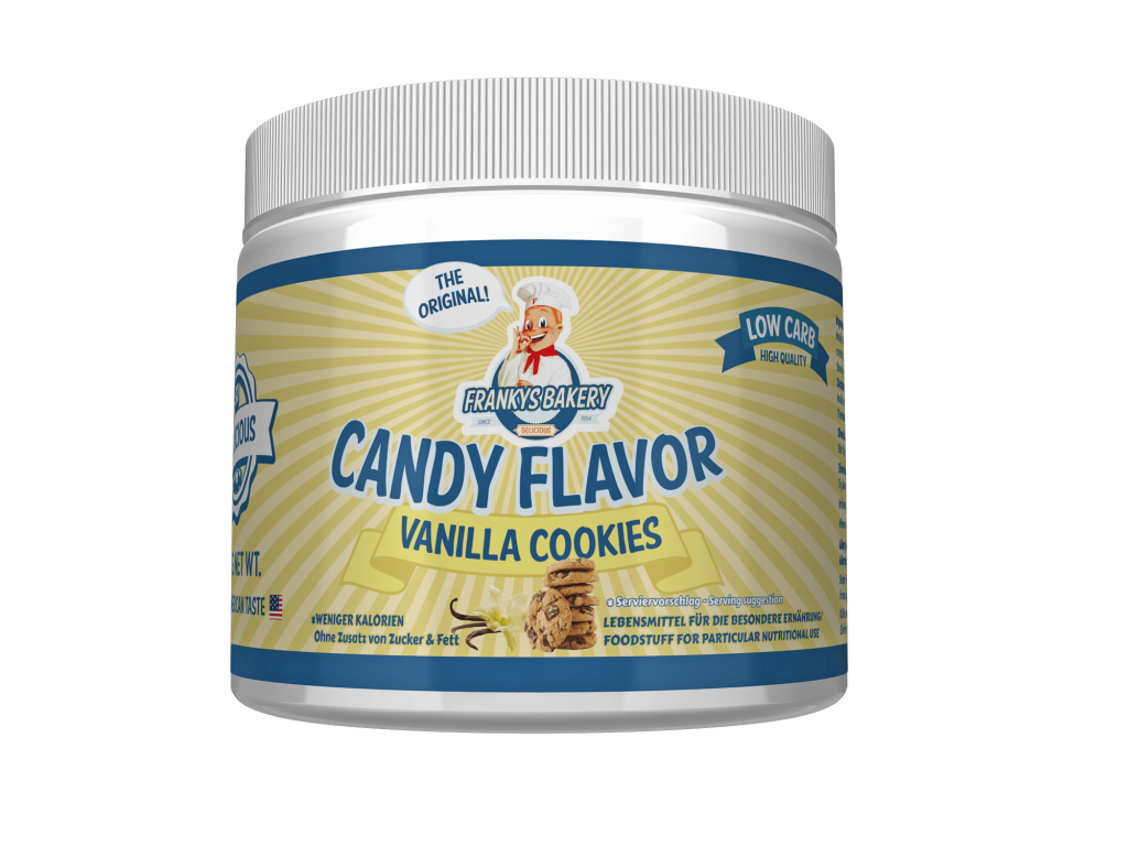 Franky's Bakery Candy Flavor Vanilla Cookies 200g - protein for